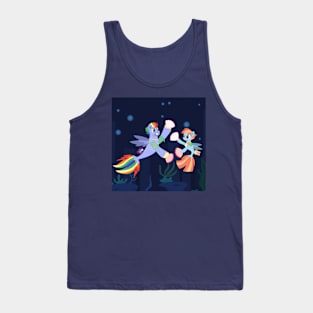 Rainbow parents seaponies Tank Top